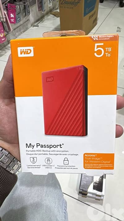 Western Digit My Passport hard disk 5tb