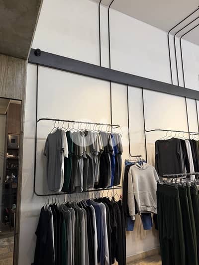 racks, closets, rails, lighting