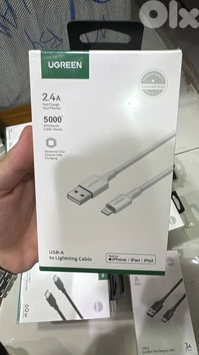 Ugreen usb-a to lightning 1m white