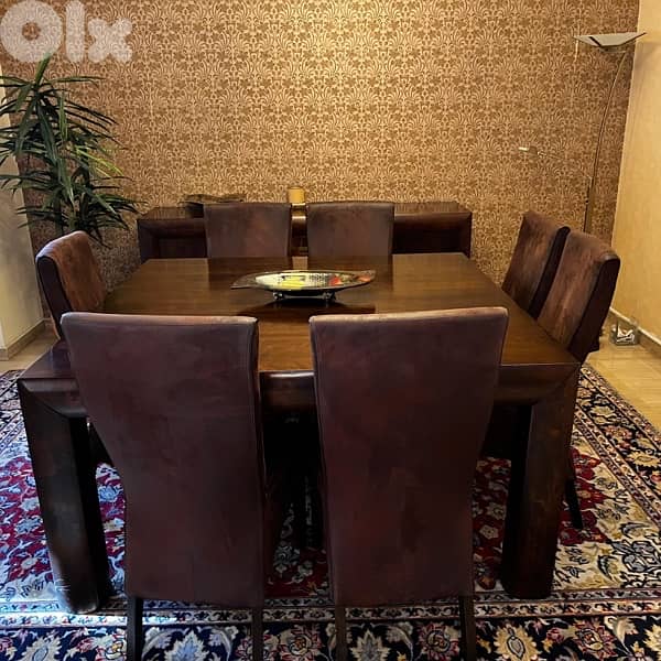 طاولة السفرة مع البوفييه للتواصا ٧٠٨٥٨٤٦٢ 1