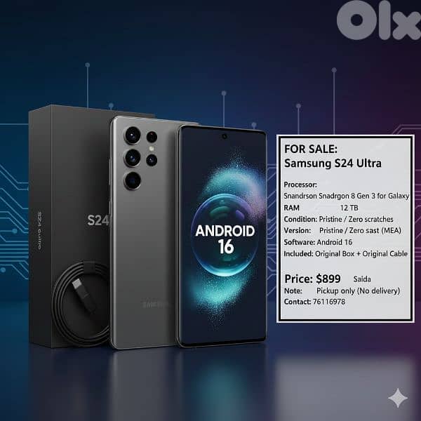 Samsung S24 Ultra 1TB 12Ram (Mjamrak) Titanium Gray 3