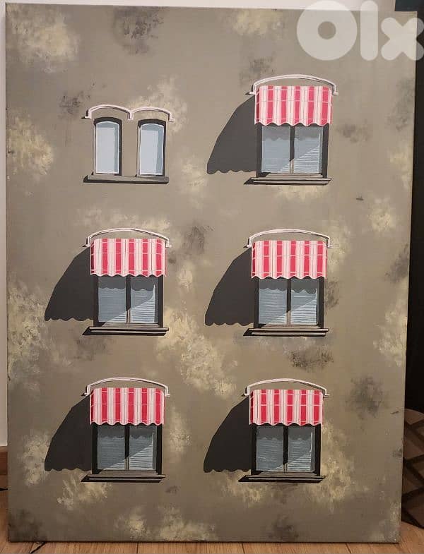 6 modern real paintings on canvas of different sizes 3