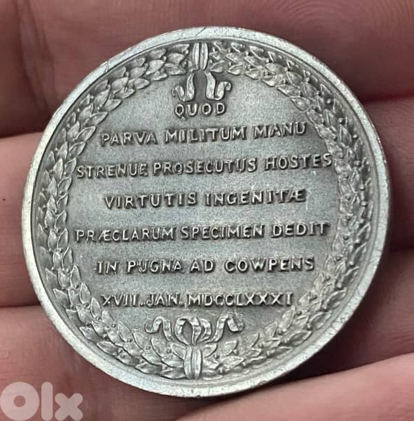 ميدالية عسكرية  تذكارية أميركي ويليام واشنطن يقود الجيش إلى النصر 1