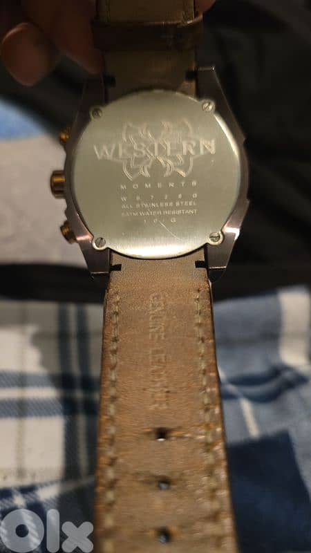 western watch  original leather 1