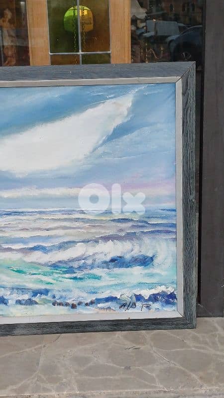 لوحة رسم زيتي اوروبية 2