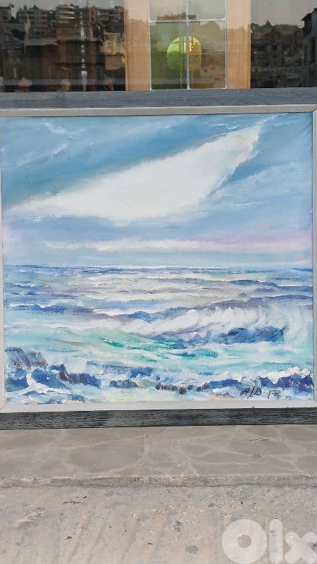 لوحة رسم زيتي اوروبية 5