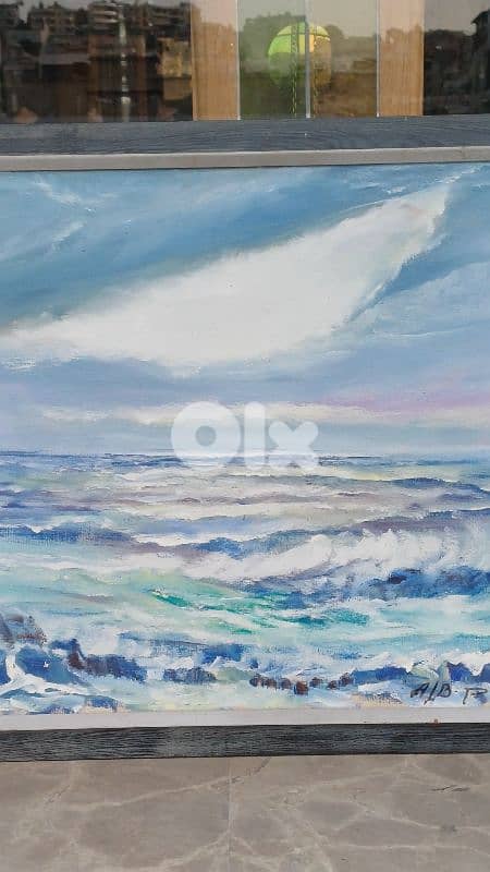 لوحة رسم زيتي اوروبية 6