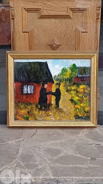 لوحة رسم زيتي