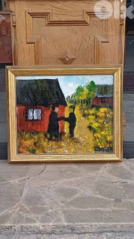 لوحة رسم زيتي 1