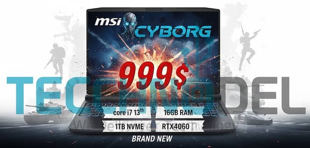 MSI  Cyborg RTX4060 Gaming laptop