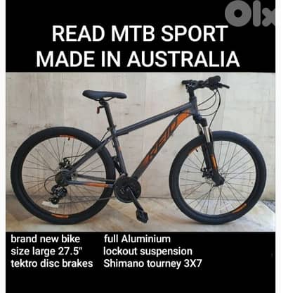 Read MTB SPORT made in Australia 3x7 speed