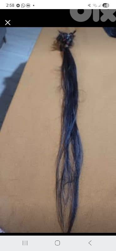 one by one extension black hair b 15$