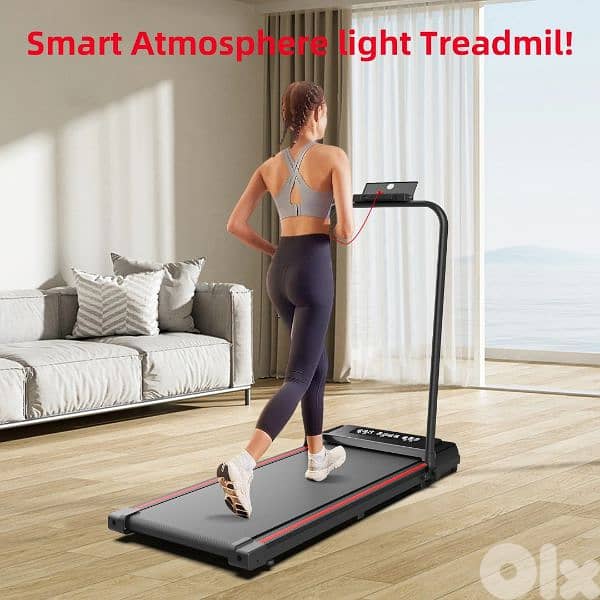 Treadmill Utra-Slim with BT APP and remote control (up to 10 km/h) 1