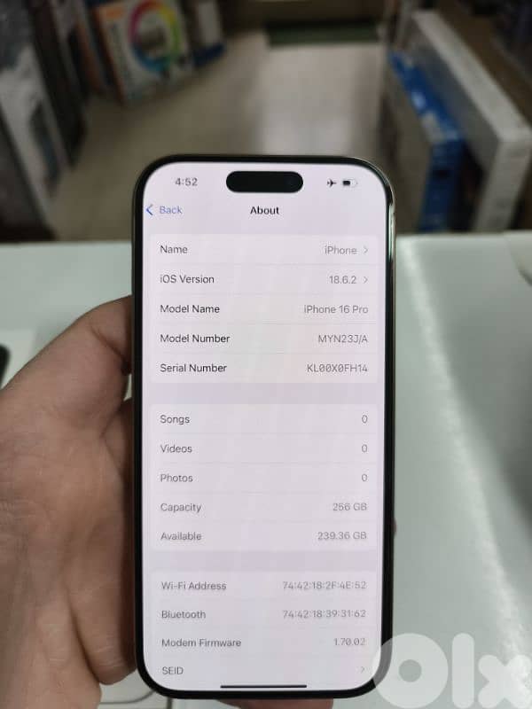 iphone 16 pro 256gb used 6