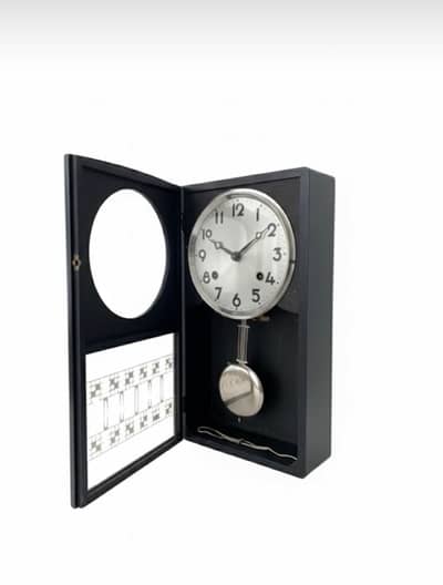 Vintage Japanese Wall Clock with Pendulum – Wooden Case (Working)