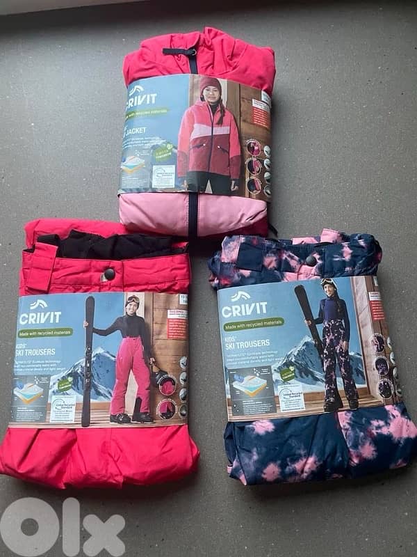 CRIVIT SKI PANTS- 1 for 10$ 2 for 16$ new in tag -سعر جملة few left 11