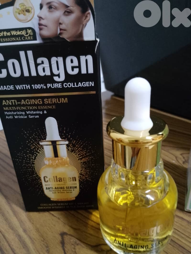 100% collagen serum, Eliza Jones niacinamide serum 1