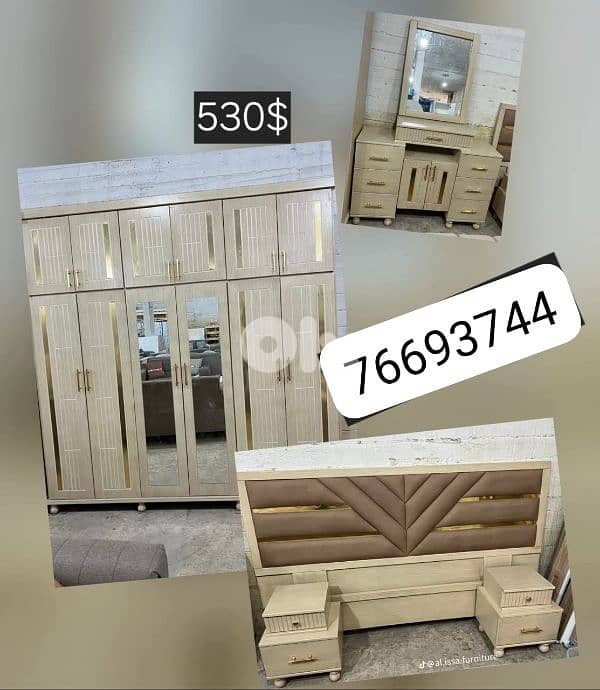 عرررض نار، وتحطيم الاسعار بضاعه مرتبه غرفه نوم ب530$ لحق حالك 1