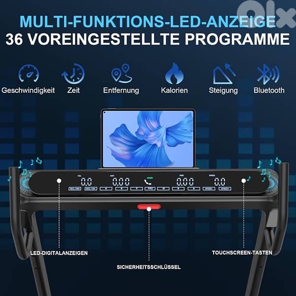 Professional treadmill German quality 6