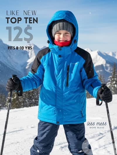 TOP TEN SKI JACKET -BOY 8-10 like new