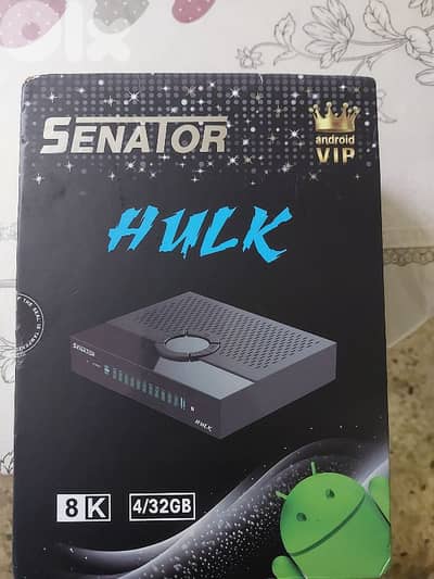 Used Senator Hulk receiver 4K /8KAndroid