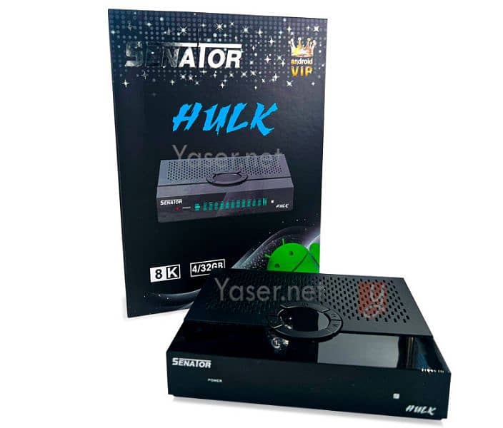 Used Senator Hulk receiver 4K /8KAndroid 1