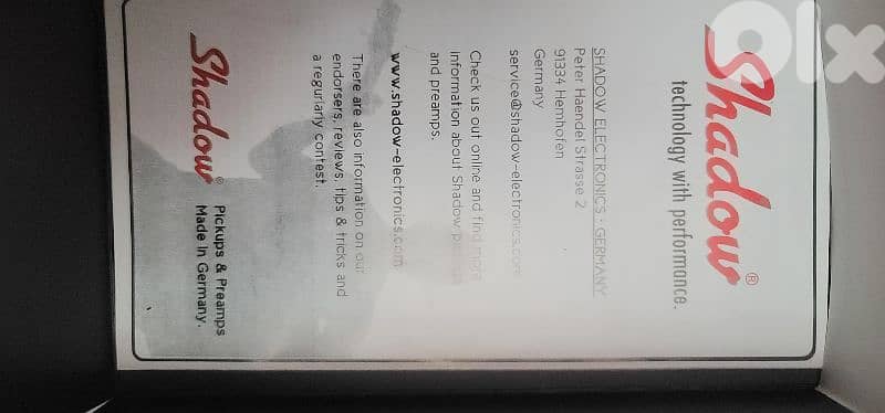 SHadow sh 945 violin pickup and preamp 3