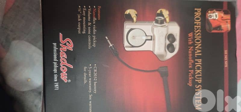 SHadow sh 945 violin pickup and preamp 4