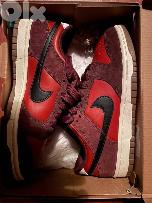 Title / header : Nike Dunk Low Retro SE Mars/Burgundy – Men’s Shoes 2