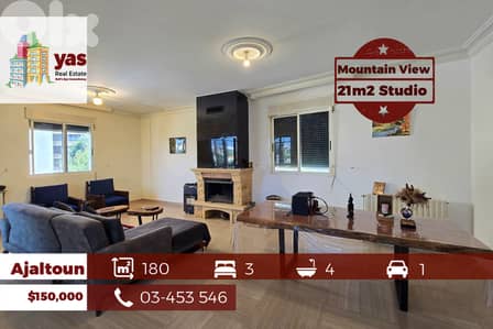 Ajaltoun 180m2 | 21m2 Studio | Mountain View | Decorated | DA