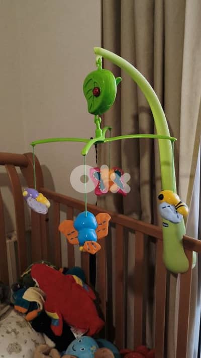 Chicco, mobile crib, musical crib