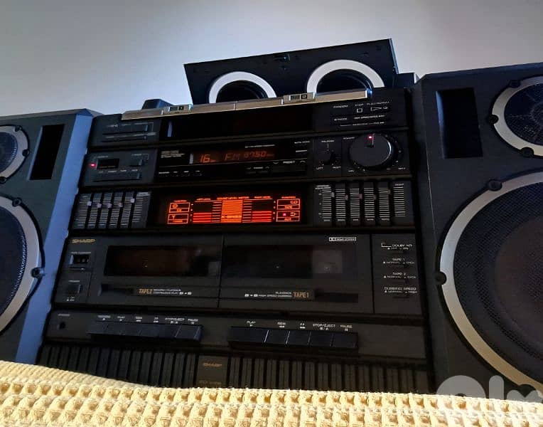 Rare sharp stereo  class 1 with classic sound level meter Vintage 1980 1