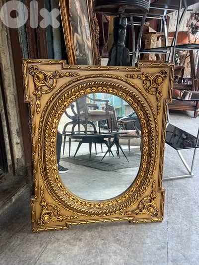 frensh mirroir مراي فرنسية تلبيس ورق ذهب ناعمة مميزة ولا اروع سعر لقطة