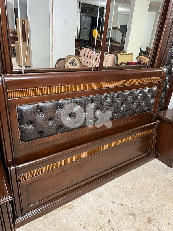 اوضة نوم خشب زان ولاتي كلا ملبسة قشرة زان سحاب ودرف 4