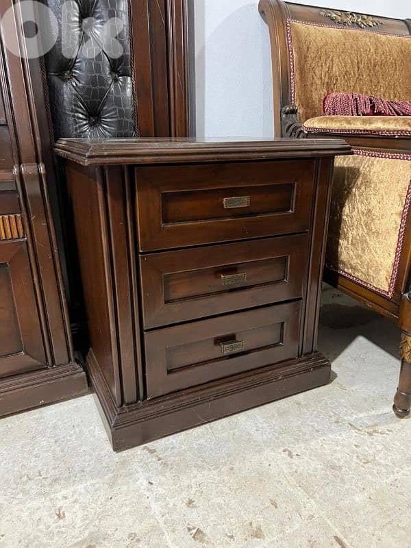 اوضة نوم خشب زان ولاتي كلا ملبسة قشرة زان سحاب ودرف 5