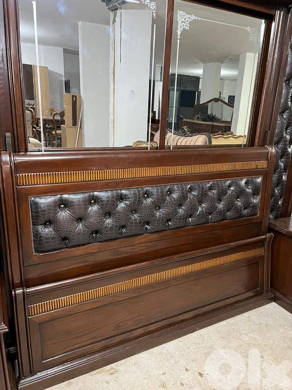 اوضة نوم خشب زان ولاتي كلا ملبسة قشرة زان سحاب ودرف 6