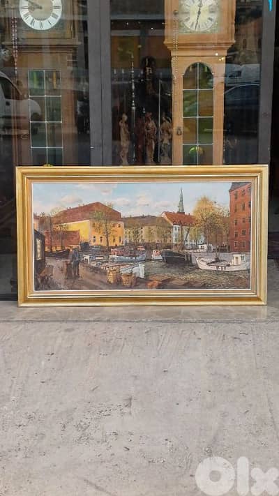 لوحة رسم زيتي اوروبية