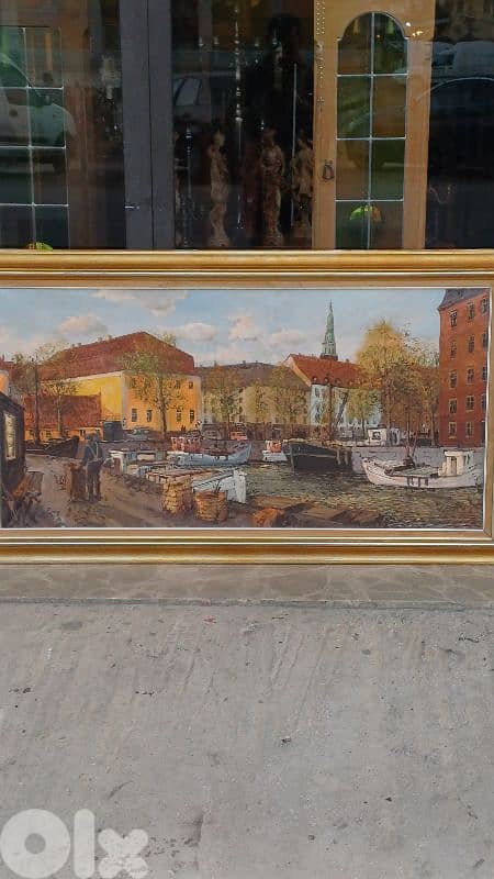 لوحة رسم زيتي اوروبية 2