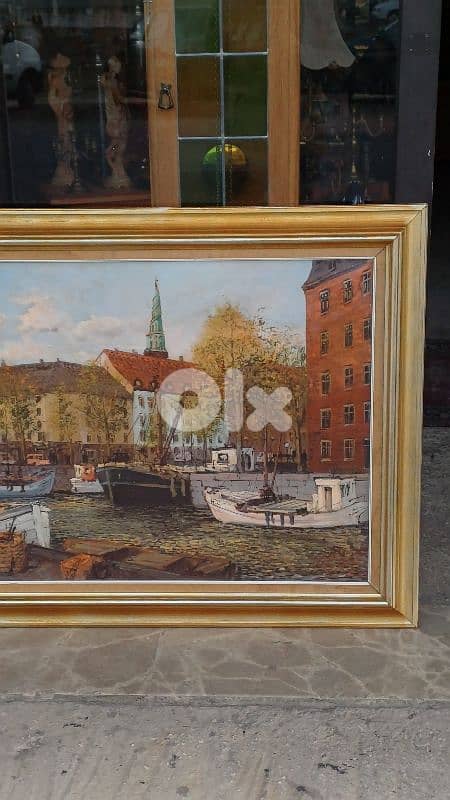 لوحة رسم زيتي اوروبية 3