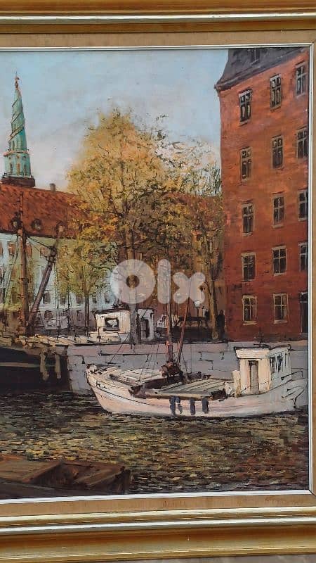 لوحة رسم زيتي اوروبية 4