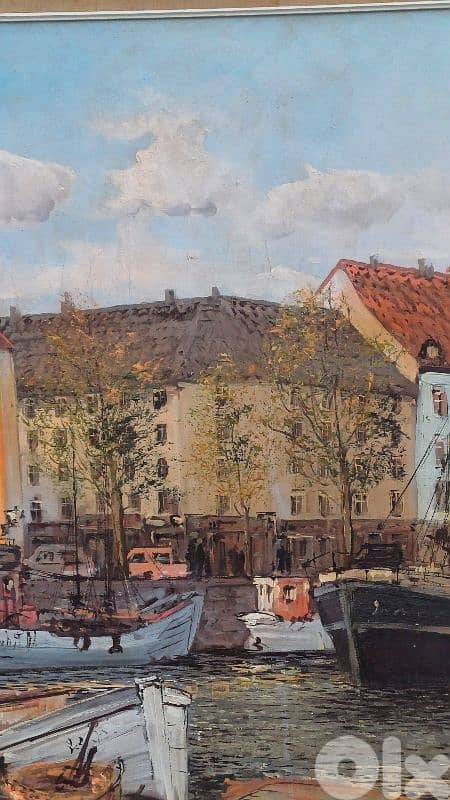 لوحة رسم زيتي اوروبية 7