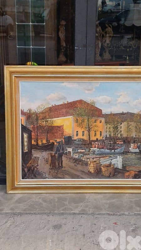 لوحة رسم زيتي اوروبية 8