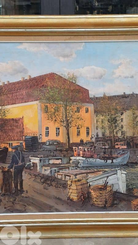 لوحة رسم زيتي اوروبية 9