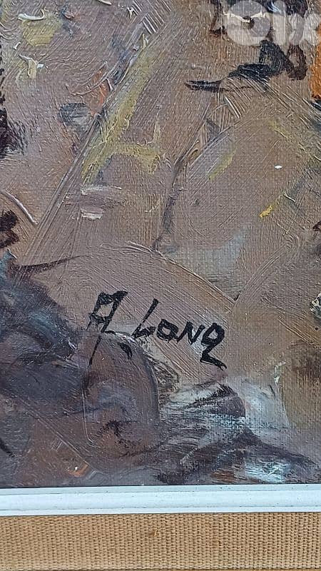 لوحة رسم زيتي اوروبية 12