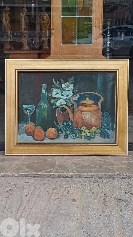 لوحة رسم زيتي اوروبية 1