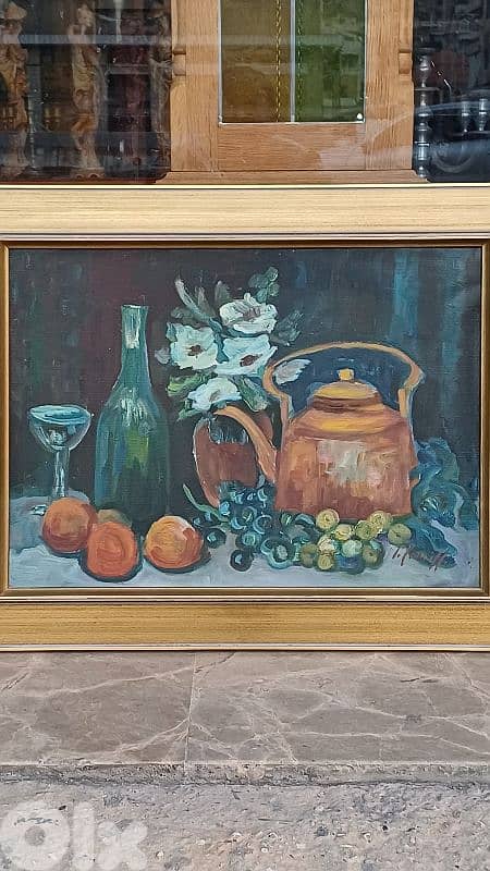 لوحة رسم زيتي اوروبية 3