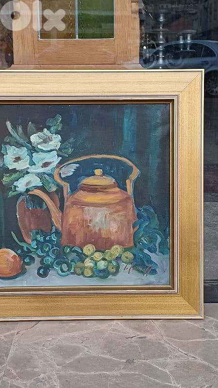 لوحة رسم زيتي اوروبية 4