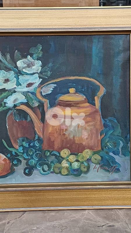 لوحة رسم زيتي اوروبية 5