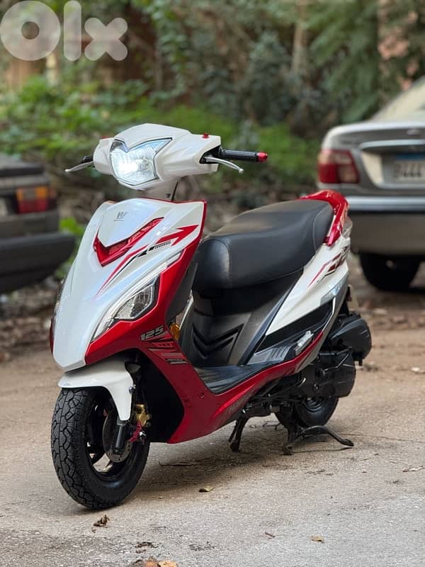 Hawjou 125cc Er model 2024 2000 km 1