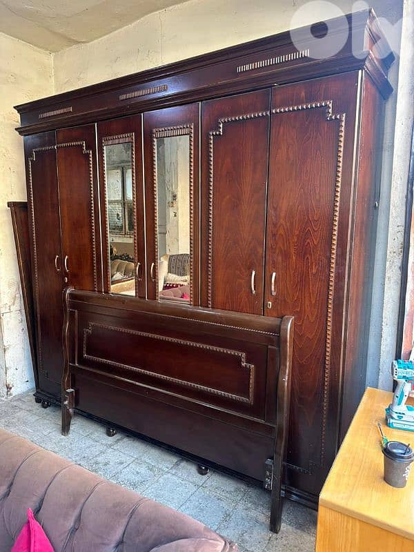 اوضة نوم خشب زان ولاتي ملبسة قشرة زان 2